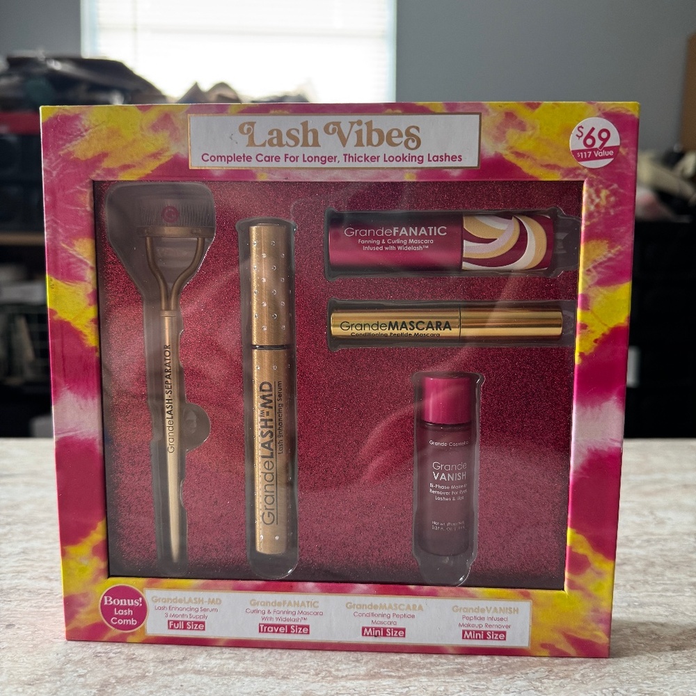 LASH VIBES-Complete Care for Longer, Thicker looking Lashes